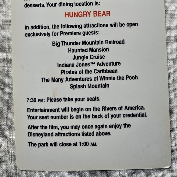 Pirates Caribbean At Worlds End 2007 Disneyland world premiere pass Depp - Picture 6 of 9